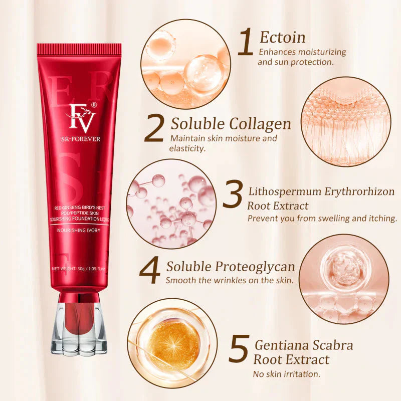 Red Diamond FV Oil-Absorbing Liquid Foundation | Best Tube Foundation – 30g (ORIGINAL)