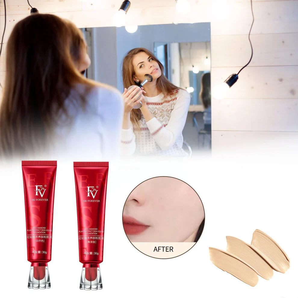 Red Diamond FV Oil-Absorbing Liquid Foundation | Best Tube Foundation – 30g (ORIGINAL)