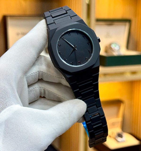 Full Black Aura Quartz Watch – Premium Analog Watch for Men & Boys
