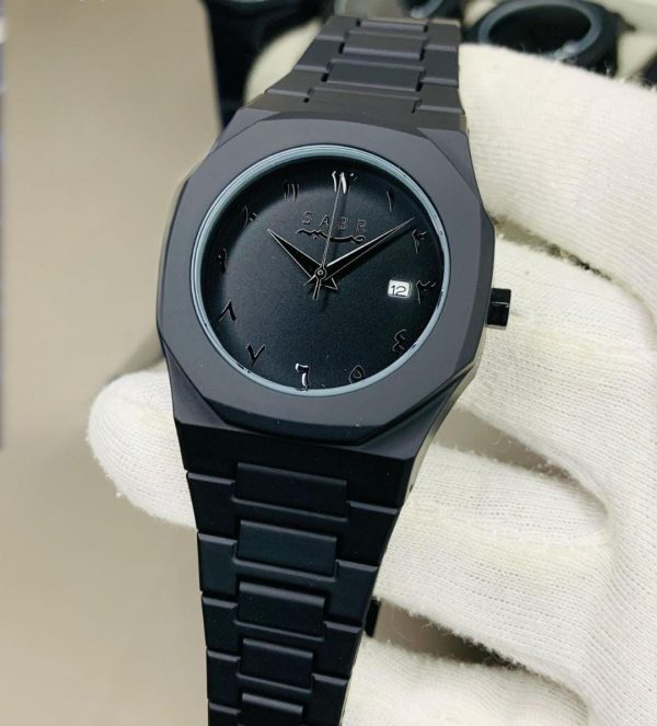Full Black Aura Quartz Watch – Premium Analog Watch for Men & Boys