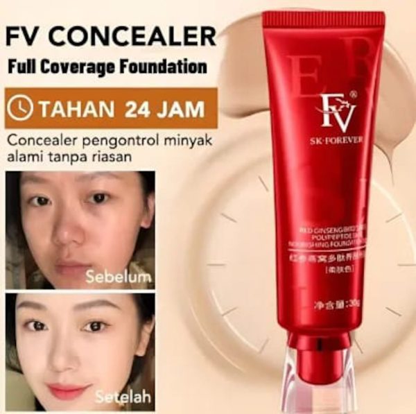 Red Diamond FV Oil-Absorbing Liquid Foundation | Best Tube Foundation – 30g (ORIGINAL)
