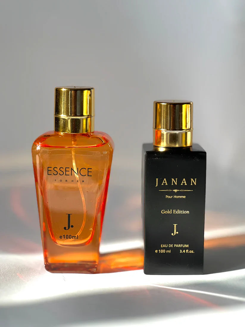 Buy 1 Get 1 Free: Pick Up 2 – J. Janan Gold Edition & Essence Pour Homme – A Luxurious Fragrance Duo