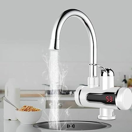 Instant Electric Faucet with Digital Display and Rapid Heating