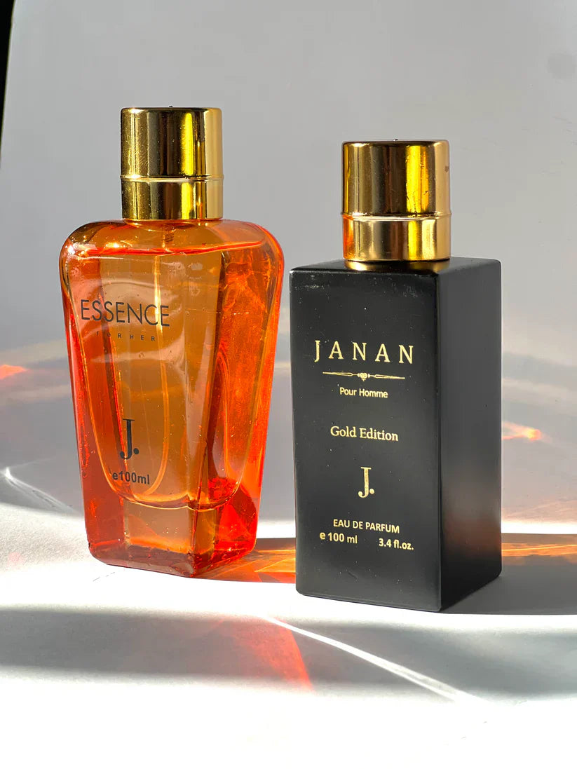 Buy 1 Get 1 Free: Pick Up 2 – J. Janan Gold Edition & Essence Pour Homme – A Luxurious Fragrance Duo