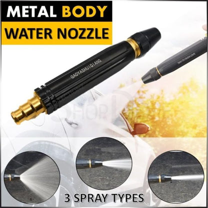 Adjustable High-Pressure Brass Water Spray Gun Nozzle