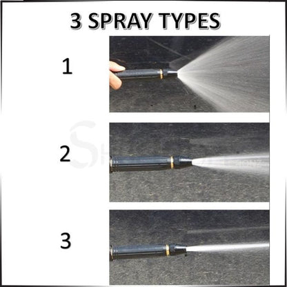 Adjustable High-Pressure Brass Water Spray Gun Nozzle