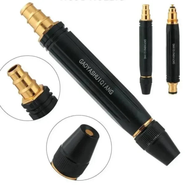 Adjustable High-Pressure Brass Water Spray Gun Nozzle