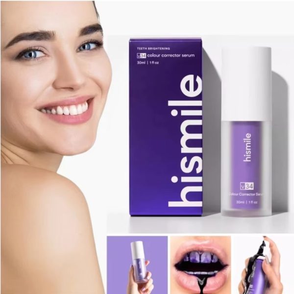 "HiSmile V34 Colour Corrector Serum: Instant Teeth Brightening Solution"