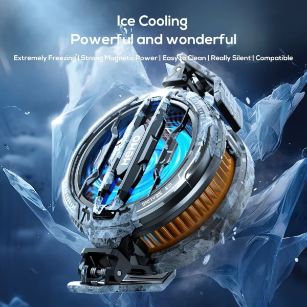 Memo CX07 Magnetic Mobile Cooling Fan – Radiator Heat Absorber for iPhone & Android